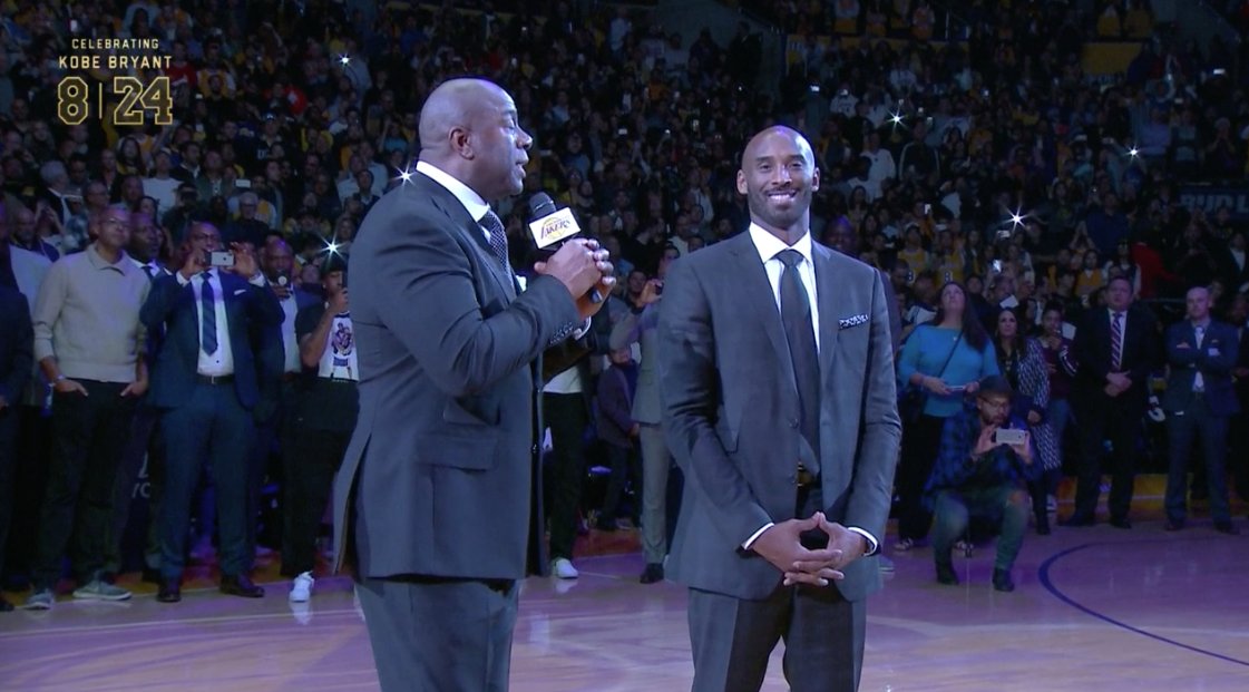 【影片】無上榮耀!科比8號24號球衣正式退役 全場高呼Kobe-黑特籃球-NBA新聞影音圖片分享社區