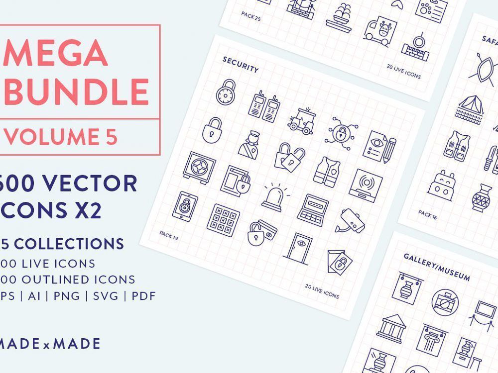 500 Vector Icons... You'll never need anything else! buff.ly/2CIyNue