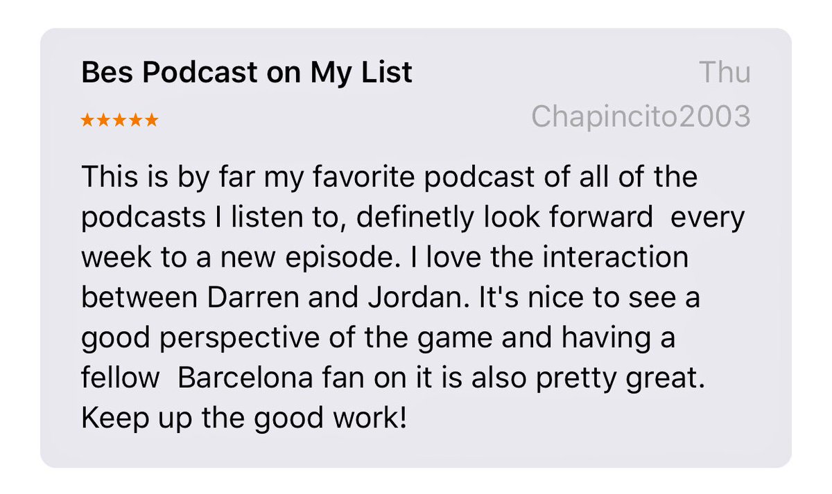 JordanCarruth's tweet photo. ๐จUNNAMED SOCCER PODCAST๐จ
Thank you to everyone who supported the podcast by taking time to listen, subscribe or leave a review in 2017. We love you guys.
Cheers to a successful 2018 in San Diego ๐ป #COYB #BeatBarca
Subscribe: https://t.co/mcT9AN9bYK https://t.co/3HKSXfYKHP