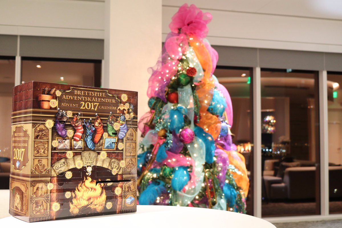 We've been unboxing the 2017 board game advent calendar daily! Vids on the channel!