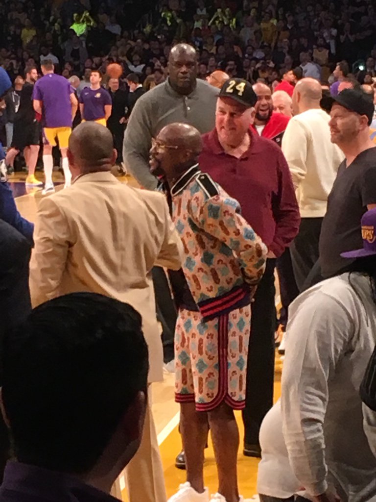 Floyd Mayweather Was Spotted At The Lakers Game With This Exotic