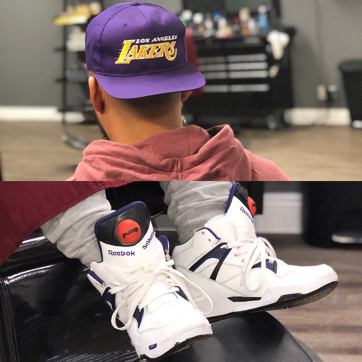 old school lakers hat