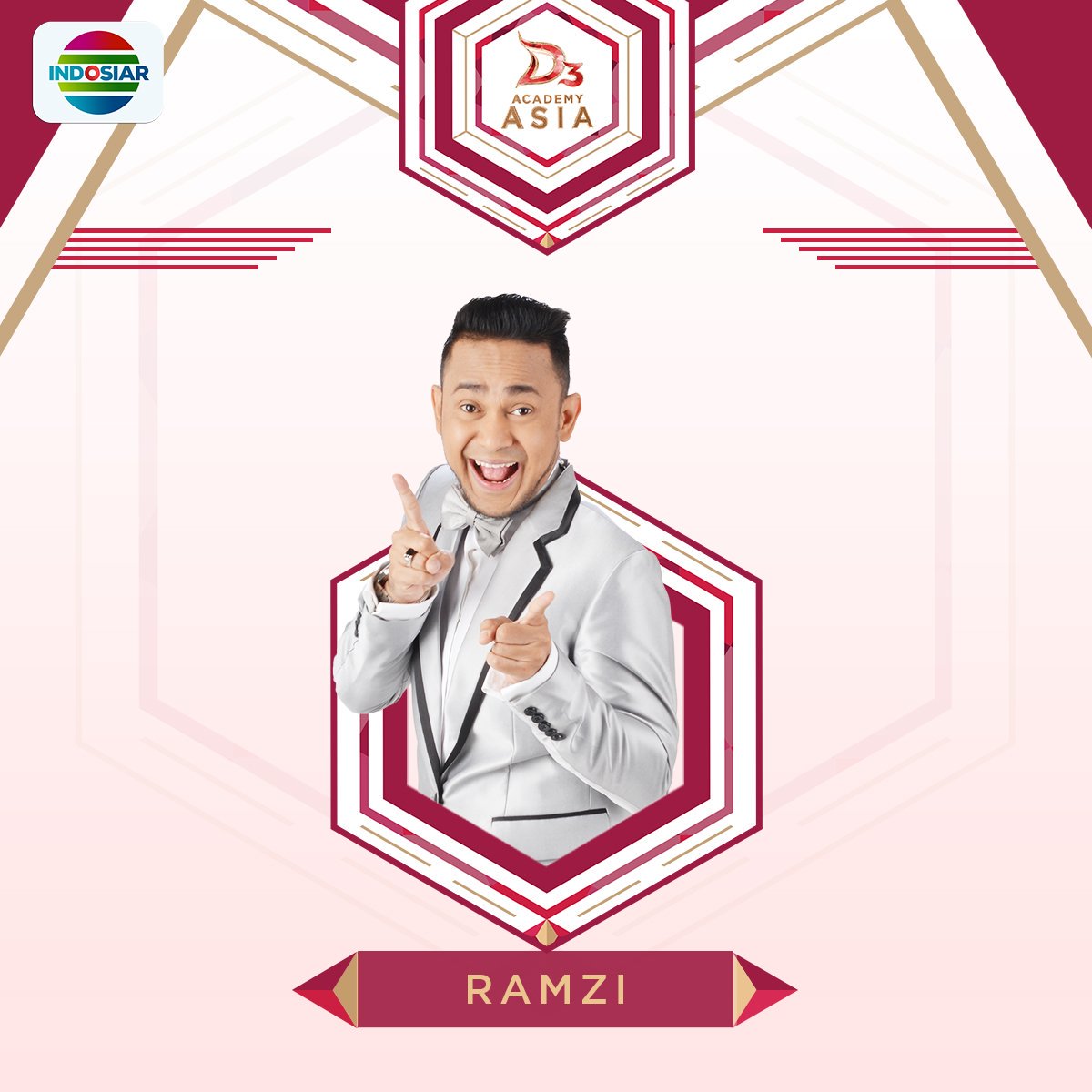 Ayo dukung Ramzi sebagai Host Pilihan Sosial Media, dengan cara tweet #DAA3(spasi)Ramzi sekarang!