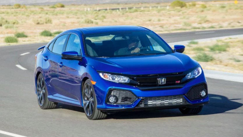 The 2018 Honda Civic Si is a sporty commuter car 

the 2018 Honda Civic Si is $24,100 for both coupe and sedan variants

Engine: Turbocharged 1.5-liter four-cylinder
Transmission: Six-speed manual

trib.al/F5YAeQg