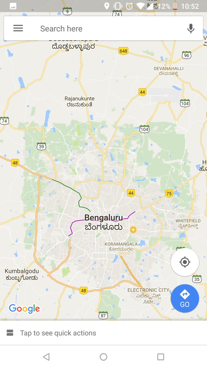 manogath's tweet photo. @KTRTRS @ltmhyd @hmrgov Can we please have the metro lanes and schedule of Hyd metro in Google maps like all other cities do? https://t.co/KdkOdII4K0