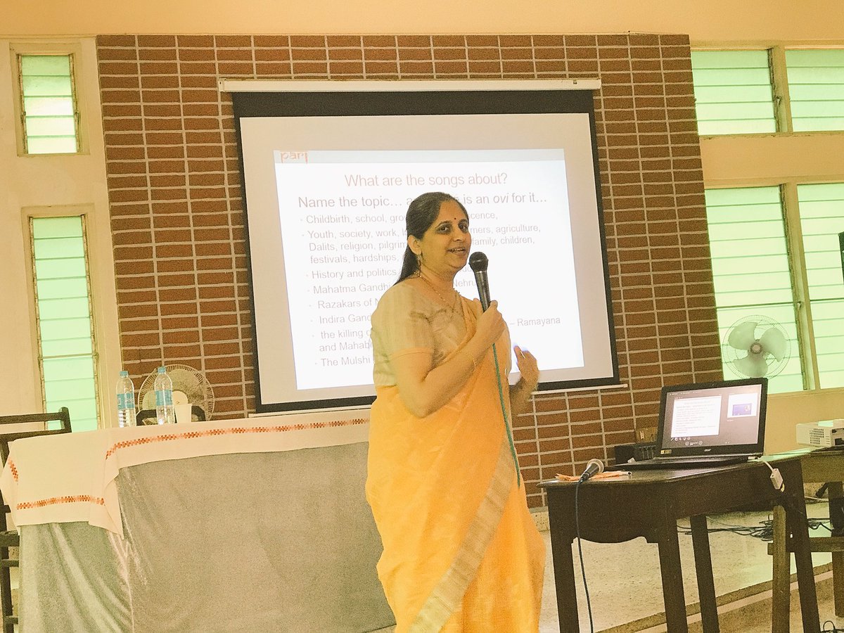 Sinchitatweets's tweet photo. @PARInetwork Annual conference of PARI. Namita shares on the massive project of GSP #grindmill #songs #Maharashtra #ruralwomen https://t.co/IV1iCTlU2d