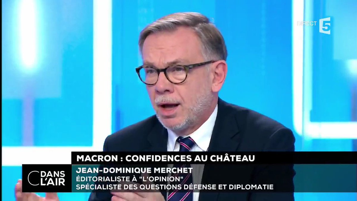 #Macron20HWE : "La vraie formule importante de dimanche soir est : 'il faudra parler à #BacharelAssad'. Cela fait 7 ans qu’aucun président de la République française n’a dit ces mots". @jdomerchet #Macron #Syrie #cdanslair