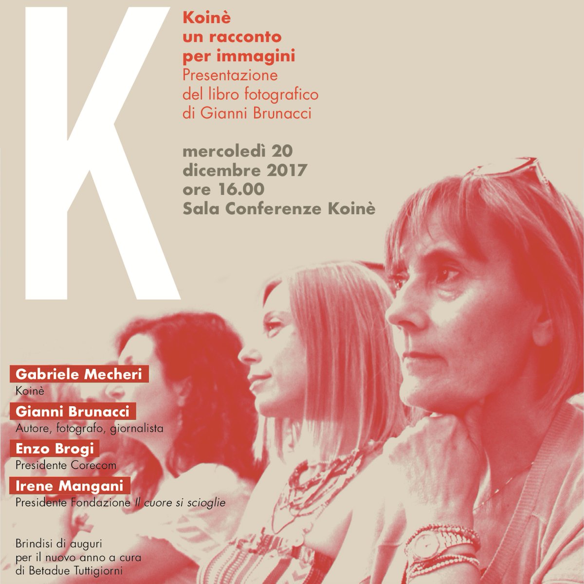 “Koinè un racconto per immagini” 📖🔴📸. Domani alle 16 presso la Sala conferenze Koinè
#koinè #librofotografico #rknews #cooperativa #coop #arezzo #betadue #tuttigiorni