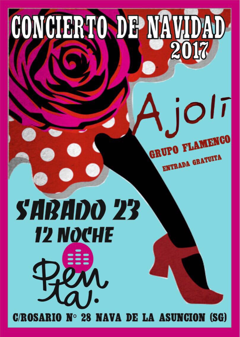 NAVAPentagrama's tweet photo. ¡No necesitan ninguna presentación! Sábado 23 Diciembre abriendo las #navidades nuestros amigos #Ajoli estarán en el #Penta a partir de las 00,00h para hacernos bailar al máximo 🥂💃🏼 ¡Felices fiestas! https://t.co/4yM9RxA8mO