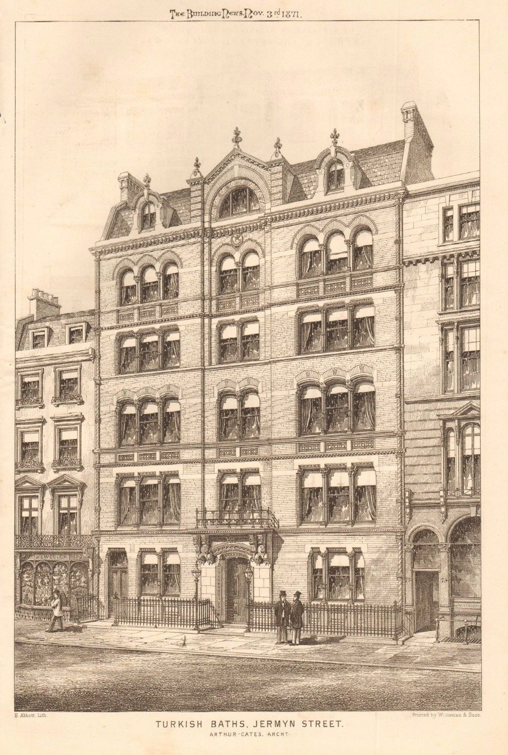 Nihat Kerem A. on Twitter "Turkish Baths in Jermyn Street, London The Building News Magazine