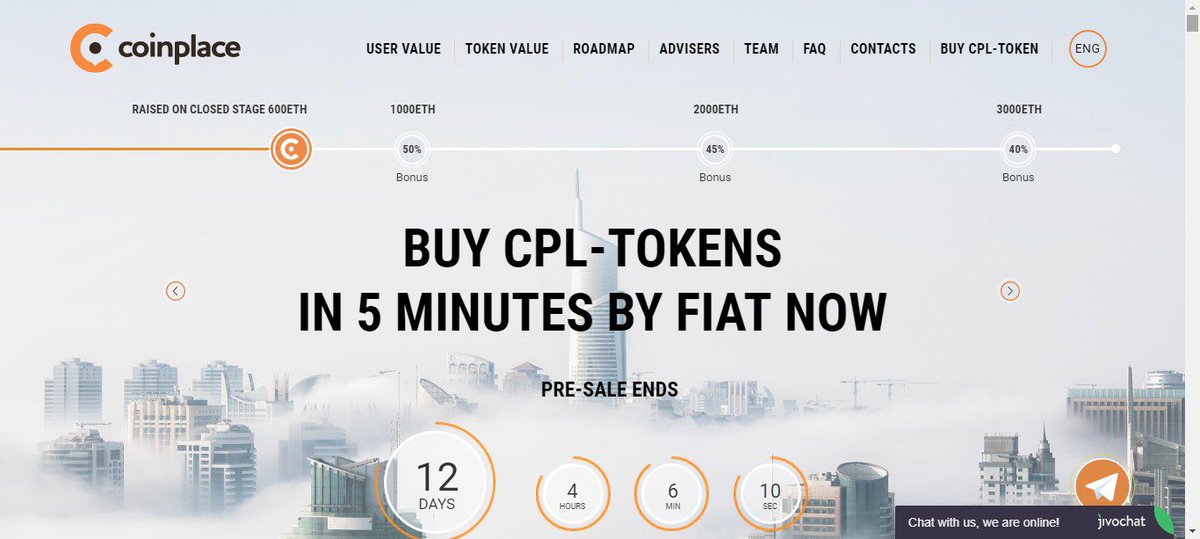 CoinPlacePro's tweet photo. #coinplacepro: THE EARLY SUCCESS OF PRE-ICO COINPLACE https://t.co/2Q84LUoHLN