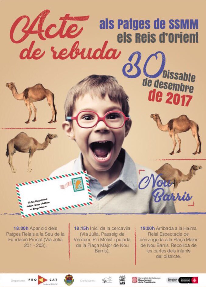 Els Patges ja estan de camí a <a href="/Bcn_NouBarris/">Districte de Nou Barris</a> els hi espera una gran festa de benvinguda a la que no hi pots faltar!!!!