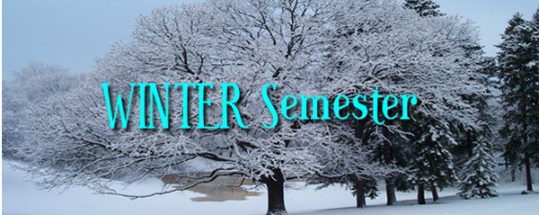 Preview Week for Winter 2018 Semester starts today!