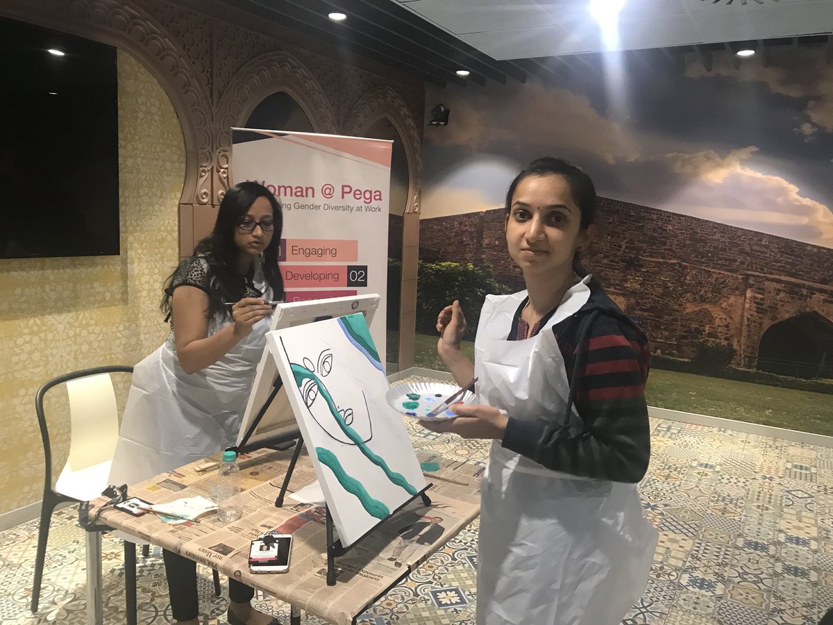 prachichd's tweet photo. Something great coming up! Just an hour and our master piece will be ready! #lifeatpega #womanatpega https://t.co/tEi3WJeThz