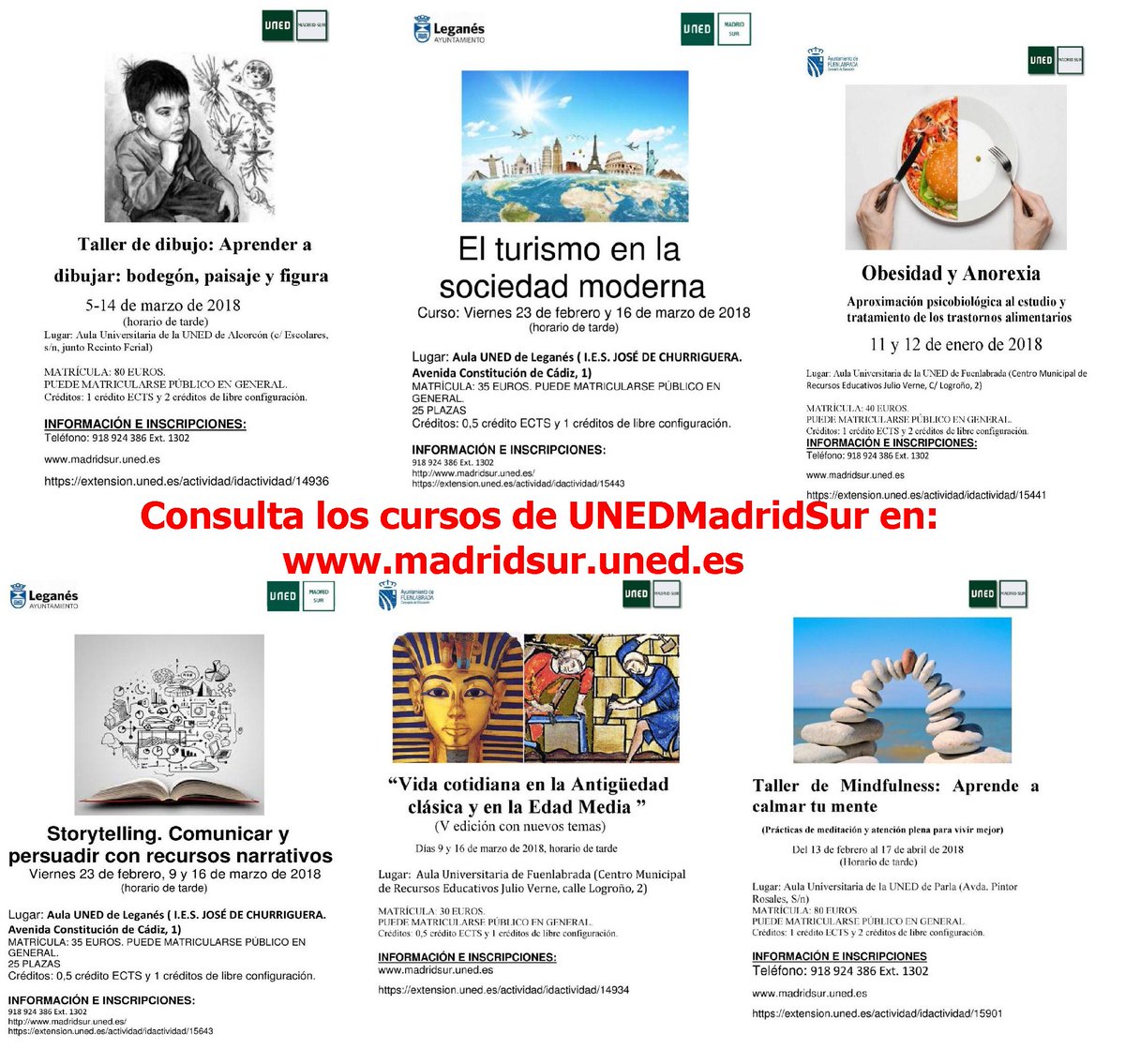UNEDMadridSur's tweet photo. Desde #UNEDMadridSur te proponemos un regalo especial para tus personas queridas: regálale un curso @UNED @FormacionPUNED @AytoLeganes @virg_jimenez @SantiagLlorente @aytoparla @AytoAlcorcon @Susanamozo @AytoFuenlabrada @davidperez @AytoAlcorcon https://t.co/w51Sple6lq