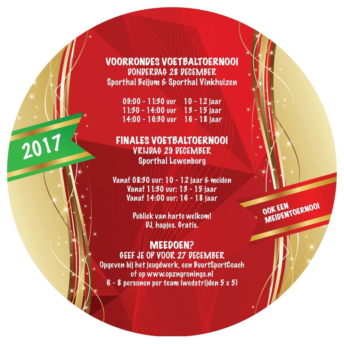 Bslim050's tweet photo. Ons 'OpznGronings Voetbaltoernooi' op 28 &amp; 29 december. Doe mee!!! Kijk voor alle info en aanmelden op https://t.co/q5WXglPFKD https://t.co/oyOGNdcXMs