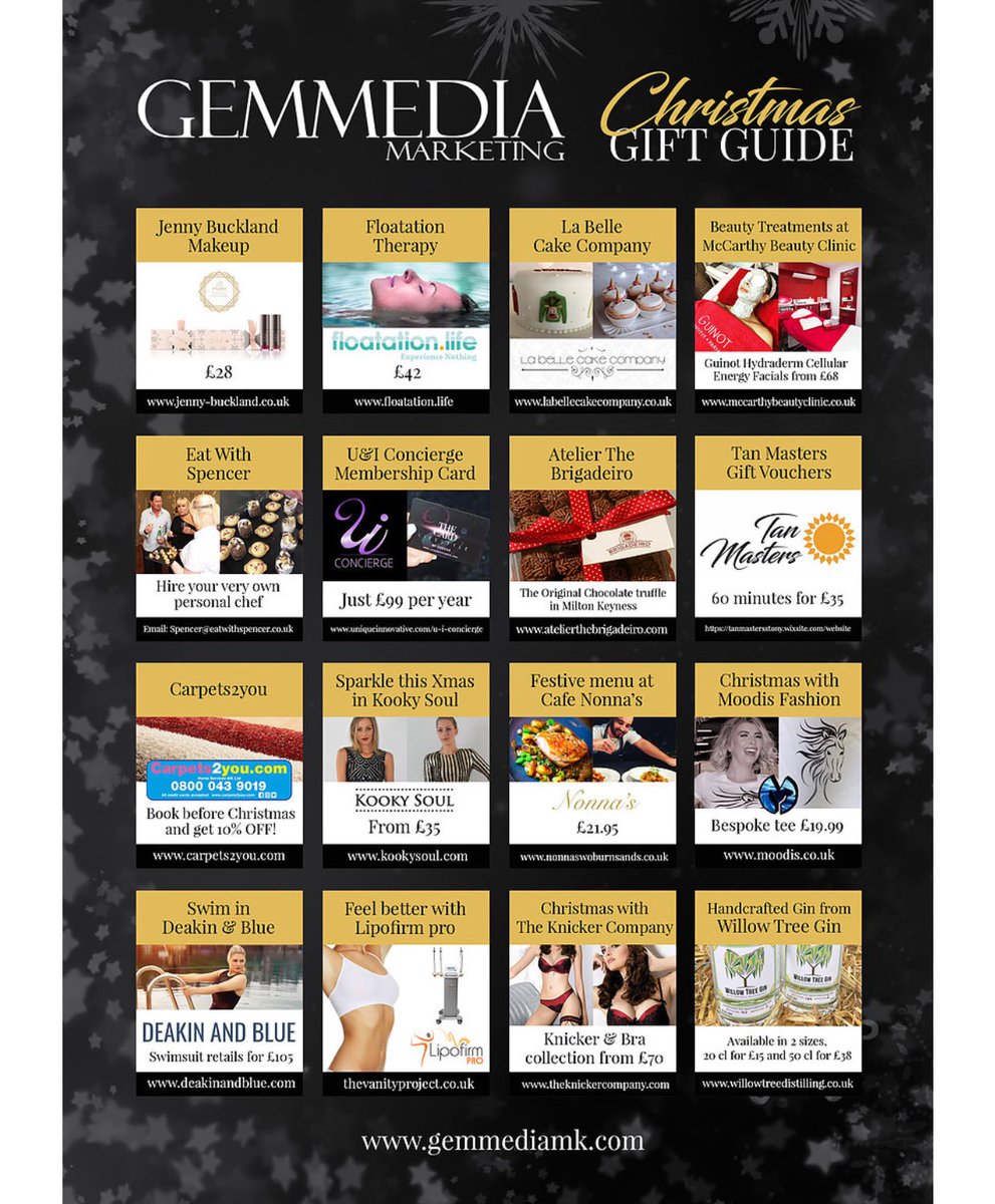 Shop local for last minute #Christmasgifts 👇 gemmediamk.com