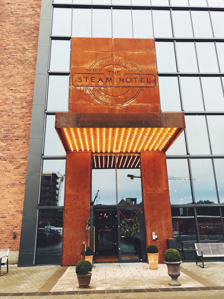 Visited new hyped hotel in Västerås last weekend #SteamHotel - Cosy atmosphere with #spa and skybar #visitsweden
