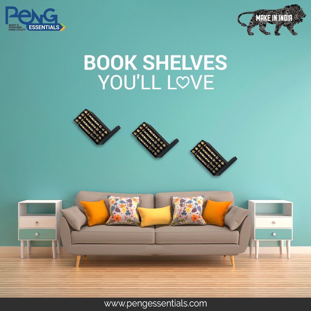 Peng_Essentials's tweet image. Nexa Book Shelves for those who love reading books &amp;amp; love to store them in a classy way. Buy now! #PengEssentials #HomeUtility