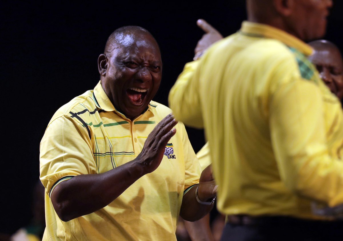 LegendInSA's tweet photo. #WMC wins. The bones of the workers of #Marikana can't rest. The ANC delegates chose the new deal instead of #RET. 

#ANCConference2017 #ANC54 #ANCConference @ANN7tv @AdriaanBasson @ThuliMadonsela3 @GossSgafc @Black1stLand1st @BrianTloubatla @GwedeMantashe1 @kimheller3 https://t.co/ZdSw6LfbXS