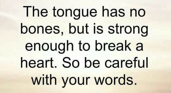 Make sure you think about what you say to people #wordscanhurt
