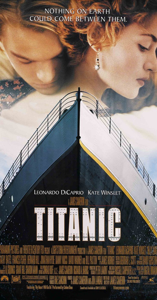 PopCrave's tweet photo. 20 years ago today, 'Titanic,' one of the most iconic movies in history was released. It went on to win the most Oscars by a single film (11). With an initial worldwide gross of over $1.84 billion, #Titanic was the first film to reach the billion-dollar mark.

#20YearsOfTitanic https://t.co/EhAJEltvYQ