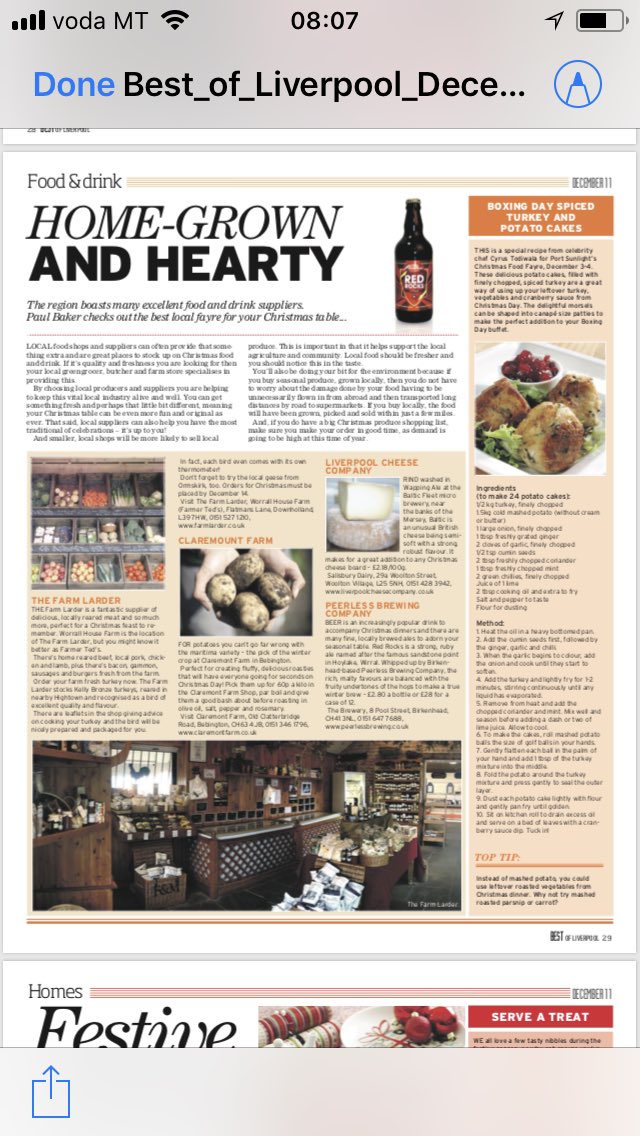GranadaFoodTour's tweet photo. How cool, just been sent first press article I ever wrote for #bestofliverpool Dec2011 “what to do with leftovers from Christmas lunch” idea by Cyrus Todiwala, challenge to write up the recipe, cook dish and photo! #turkeycakes #foodceleb #whereitallbegan #edeats #fameatlast https://t.co/eoVbfmuUVB