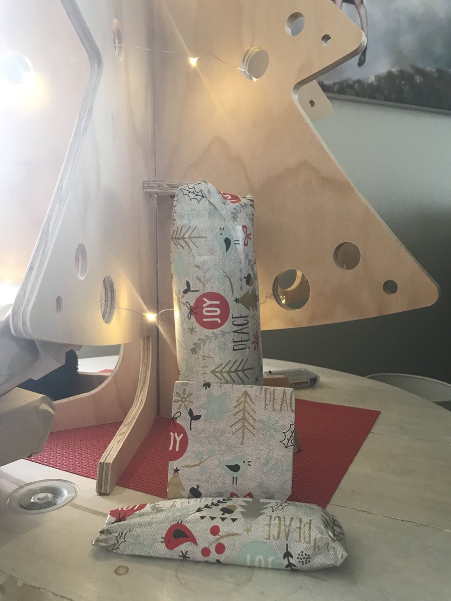 SharonGrowCoach's tweet photo. Oooo it’s arrived and I’m feeling very spoiled - three presents thank you! Now whether I can wait to open them #NZSecretSanta https://t.co/6Ta0crdpuD
