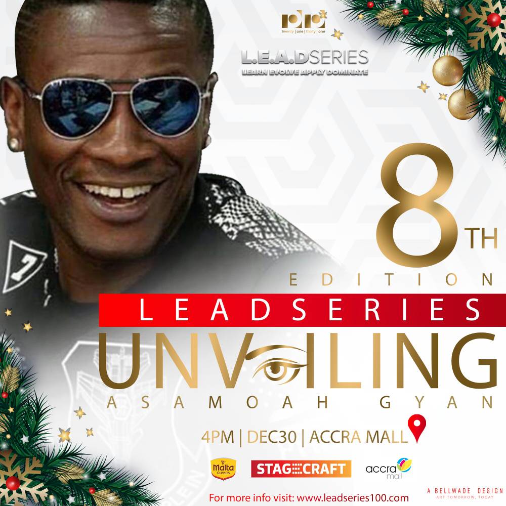 official2131's tweet photo. #UnveilingTheMogul on #LEADseries - {ASAMOAH_GYAN3} - 30-December 2017 

Venue - Accra Mall -

This Event is in partnership with @stagecraftghana @accramall_ltd @MaltaGhana https://t.co/jze9J45I5I
