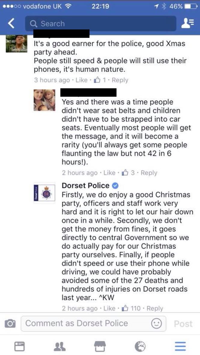 danslee's tweet photo. Just blogged: @dorsetpolice's handling of snark on #facebook: https://t.co/lbG86aCbFi #30daysofhumancomms #pr #comms #socialmedia #digital https://t.co/RFXsyOJF5d