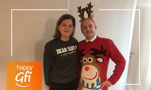 On a peur de rien dans les équipes recrutement de GFI !
L happy chrismas et bientôt l’happy new year 😂