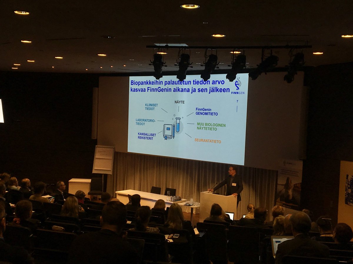 katriraevuori's tweet photo. FinnGen - what does the project mean to in terms of the person giving the sample? Kimmo Pitkänen, Director of the Helsinki Biobank, HUS explores this topic @Tekesfi @FinproFi https://t.co/rqreJp6U9a