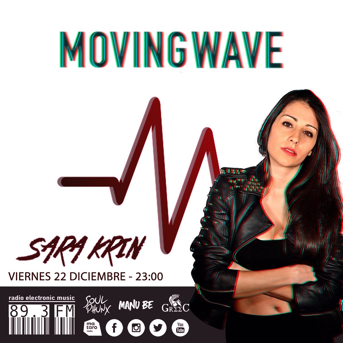 movingwavebcn's tweet photo. Por fin tenemos a Sara krin en nuestro próximo #radioshow.
@sara_krin @soulphunxbc
#movingwave #radioshow #mataroradio #bcn #friday #djset #deephouse #housemusic #techhouse #tech #technomusic #underground #entrevistas #soulphunx #manube #greec_dj #friends #djgirl #sarakrin https://t.co/bjv6gVF1gW