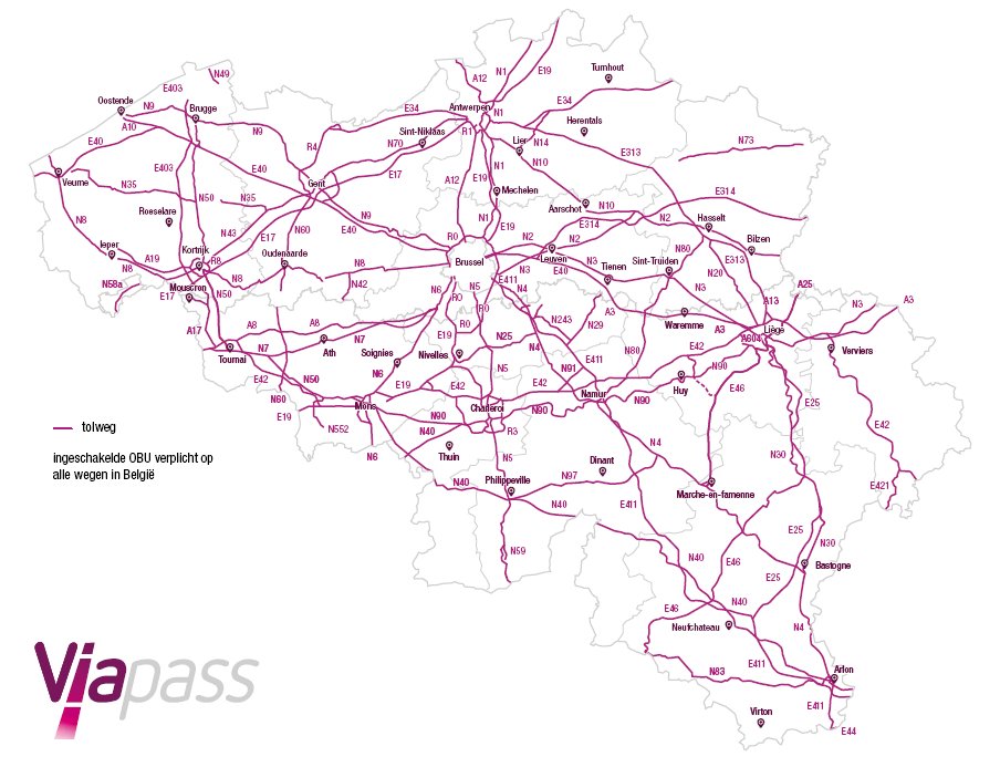 Kilometerheffing voor vrachtwagens uitgebreid vanaf 1 januari 2018: op meer wegen + ook voor BE-trekkers bit.ly/2BKqSiy #verkeer #kilometerheffing #transport