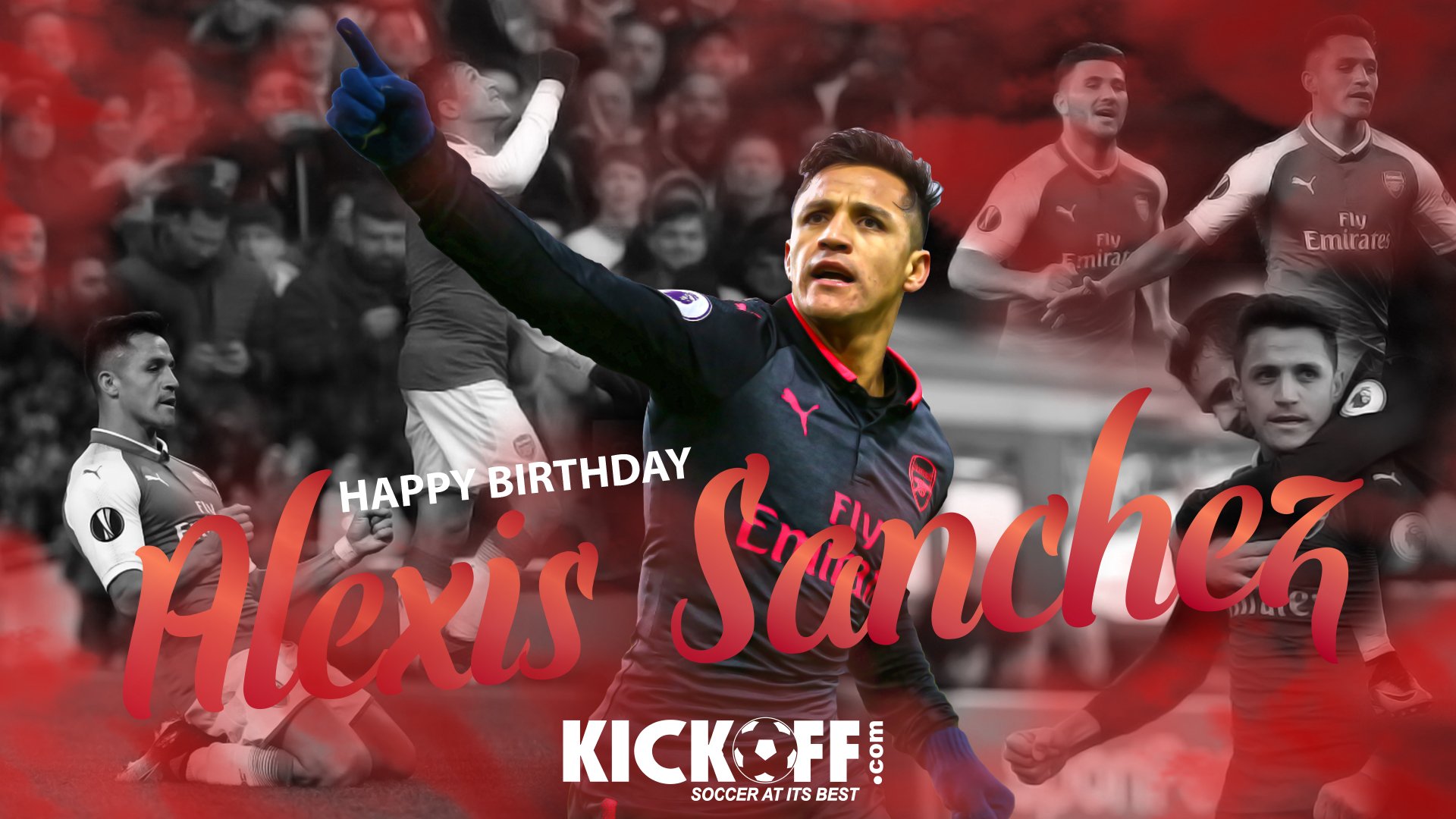 Arsenal s explosive attacker turns 29 today! Join in wishing Alexis Sanchez a Happy Birthday! 