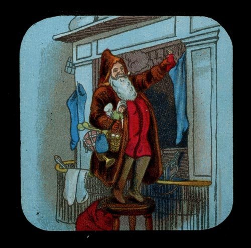 CreativeHists's tweet image. Christmas Magic Lantern Slides for Everyone! The new, old tradition... #WinterFolklore