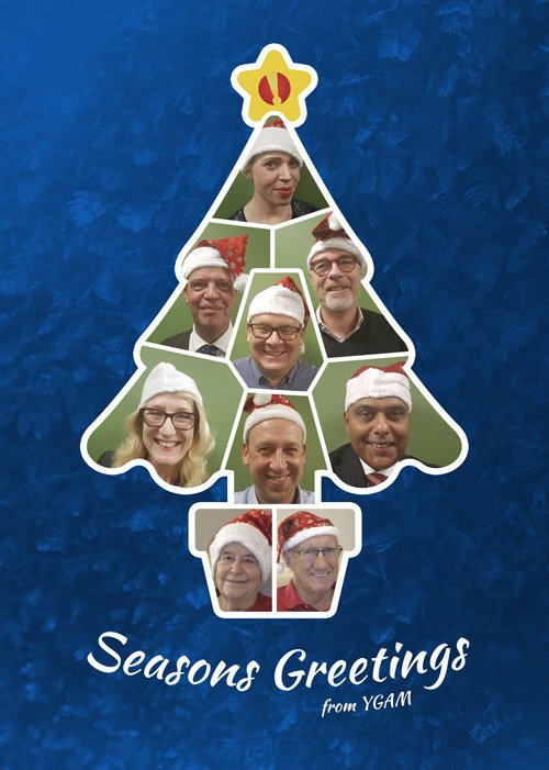 Seasons Greetings from some of the @YGAMuk team, wishing you a safe 2018