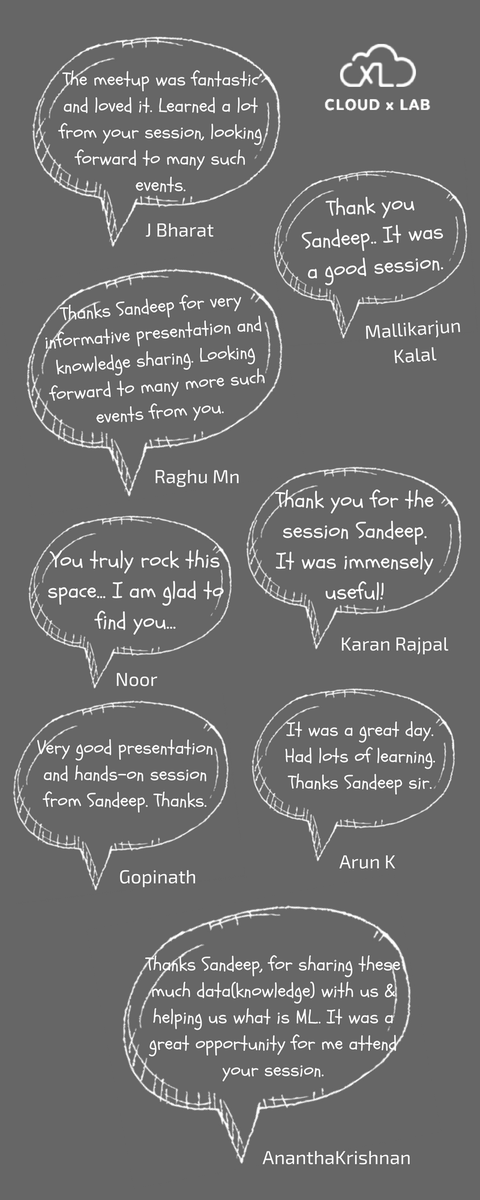 CloudxLab's tweet photo. Machine Learning Bootcamp at R. V. College of Engineering by CloudxLab went great. We saw the full attendance of participants with strong enthusiasm. See what the attendees have to say about the Bootcamp. #MachineLearning #dcb2017 #Cloudxlab @drupalbangalore https://t.co/jtBTD8QiLj