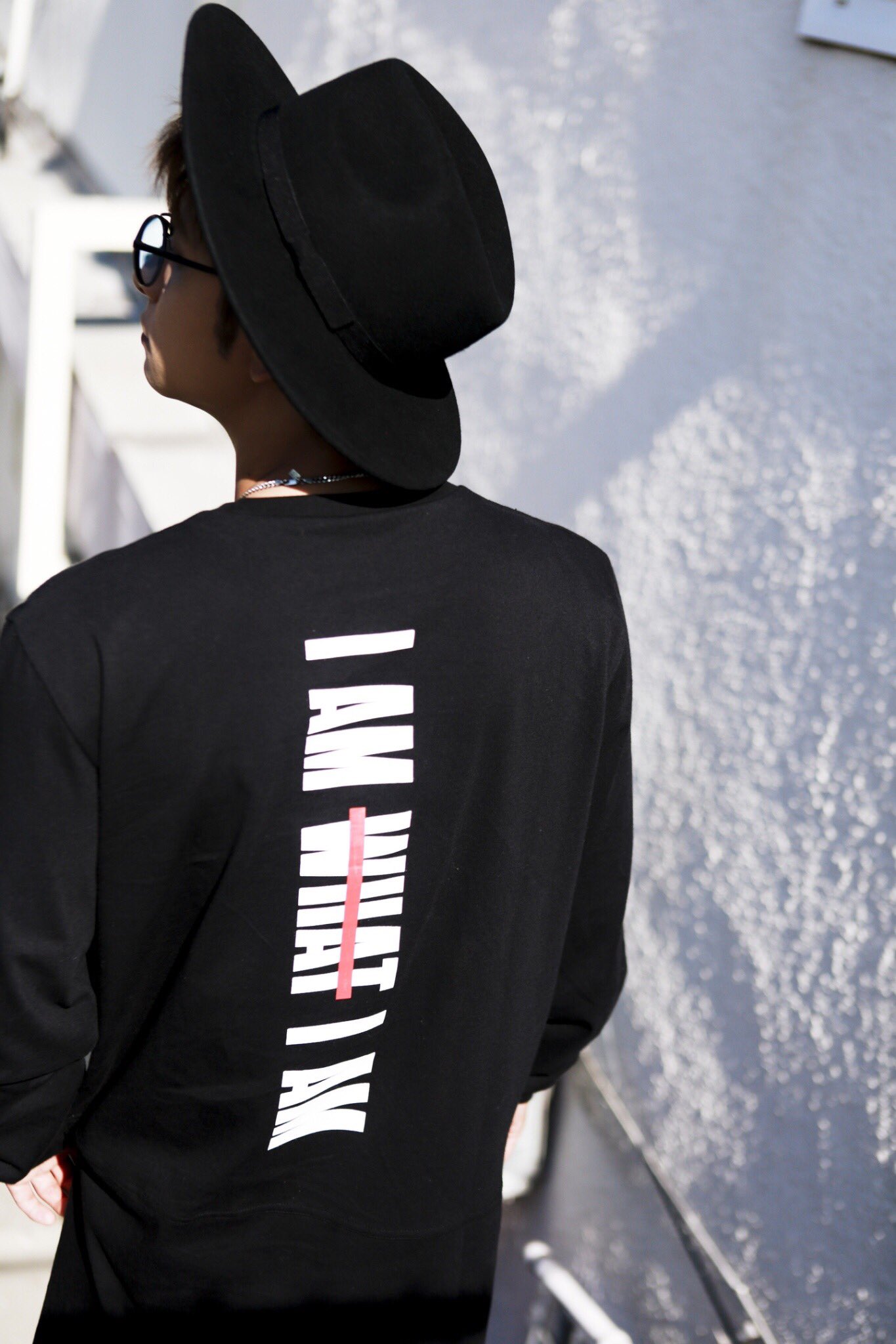 I AM WHAT I AM 與真司郎 パーカー 黒 服 フード 完売品 - メルカリ