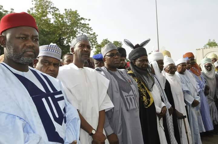 President Muhammadu Buhari, on Tuesday, condoled with Arc. Audu Sule Katagum over the death of his father, Alhaji Sule Katagum, Wazirin Katagum.