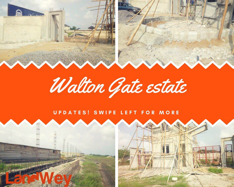 LandWeyNG's tweet photo. The #LandWey Walton Gate Estate's recent site update. Have you gotten your plot(s), hurry before it's sold out. #realestate #propertyng https://t.co/FN1rcQ3CHM