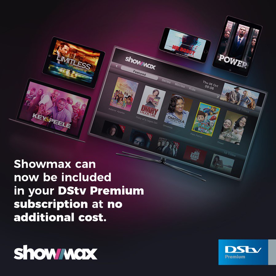 DStvNg's tweet photo. ICYMI: We've got top notch blockbuster movies and series on #Showmax. #DStvPremium #EnjoyDStv #FeelEveryMoment #DStvShowmax #12GoodReasons https://t.co/KyuJNcNlxe