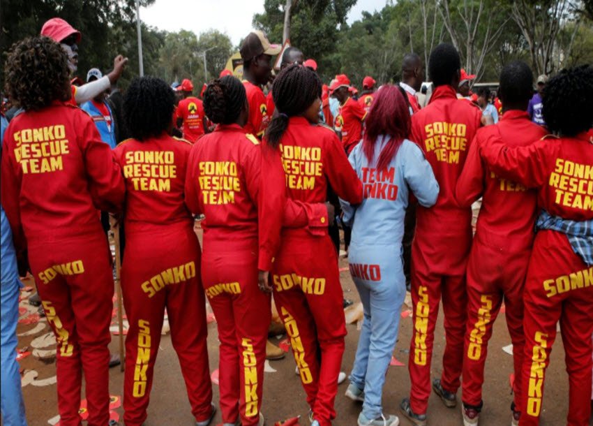 Sonko Rescue team workers demo over 8-month unpaid salaries ow.ly/jrBM30hjItA