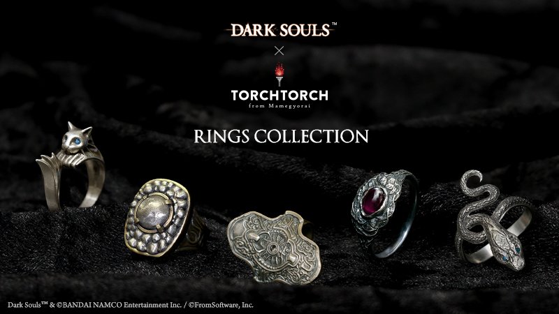 FROMSOFTWARE on X: "The highly clothing and accessories brand TORCH TORCH have opened pre-orders for their new "Life Ring" as part of the Dark Souls ring collection. These rings are made