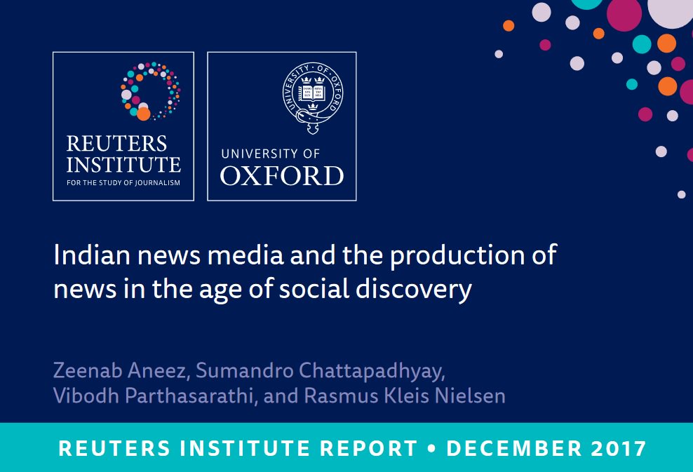 rasmus_kleis's tweet photo. New @risj_oxford report on English-language Indian news media's social media strategies. Most see relationship btw publishers and platforms as win–win in short term. But many are concerned about platform risk around editorial control+data+money longer-term https://t.co/hF60v4qaQI https://t.co/cRJsIX8PUh