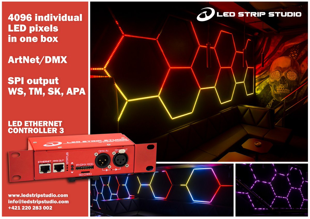 LEDStripStudio's tweet photo. Are you ready for nice digital bar and club installations? Do it with us and our LED control system 👍https://t.co/BwSshvHdRz

#LED #ledsystem #ledinstallation #ledcontroller #ledprojects #leddesign #architecture #theclub #clubs #bars https://t.co/izr9OZ1aHv