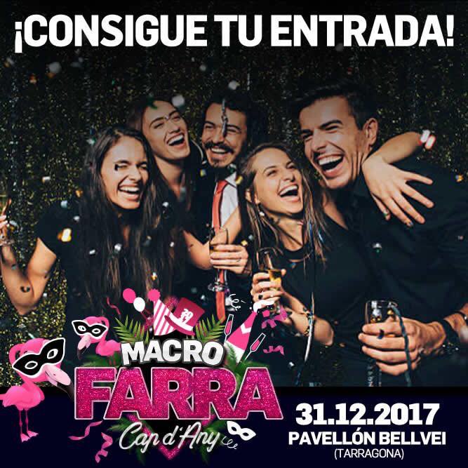 AfterHoursBcn's tweet photo. Macro Farra Cap d’Any 2018 en el Pavelló de Bellvei (Tarragona). Info &amp; tickets en https://t.co/hMv6snO2qK y oficinas de Correos. https://t.co/4Bj12nCmu6