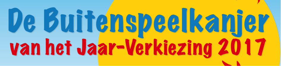 Met trots stellen wij aan jullie de 5 overgebleven kandidaten voor die kans maken op de titel 'Buitenspeelkanjer van 2017': Jael, Martin, Doevrijdag, Monique en Belinda.
Ga naar kommee.com, klik op de button 'Buitenspeelkanjer' en STEM!!