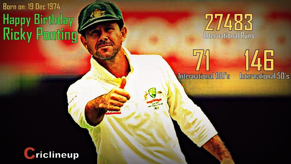 Happy Birthday Australia s Former Skipper Ricky Ponting  