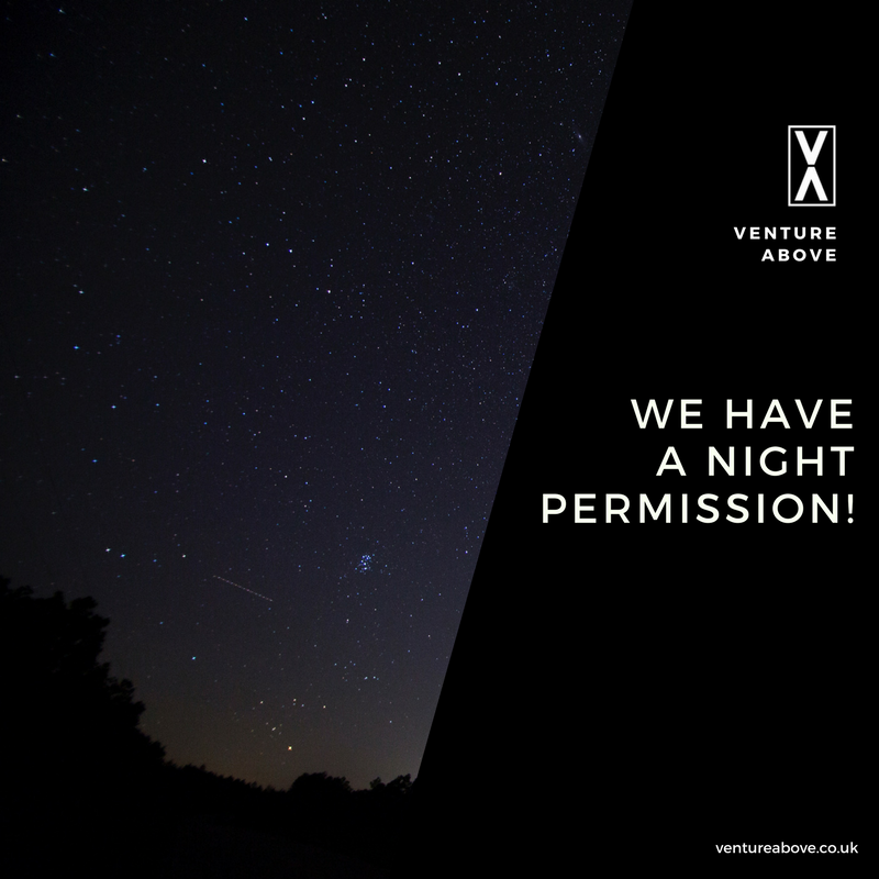 VentureAboveUK's tweet photo. Did you know that there are only a handful of CAA approved drone operators that can fly at night? VentureAbove is one of them! https://t.co/rnLJUH1ONv #shropshire #shropshirehour #shropshirebusiness #shropshiredrone https://t.co/t7bsTkFb9a